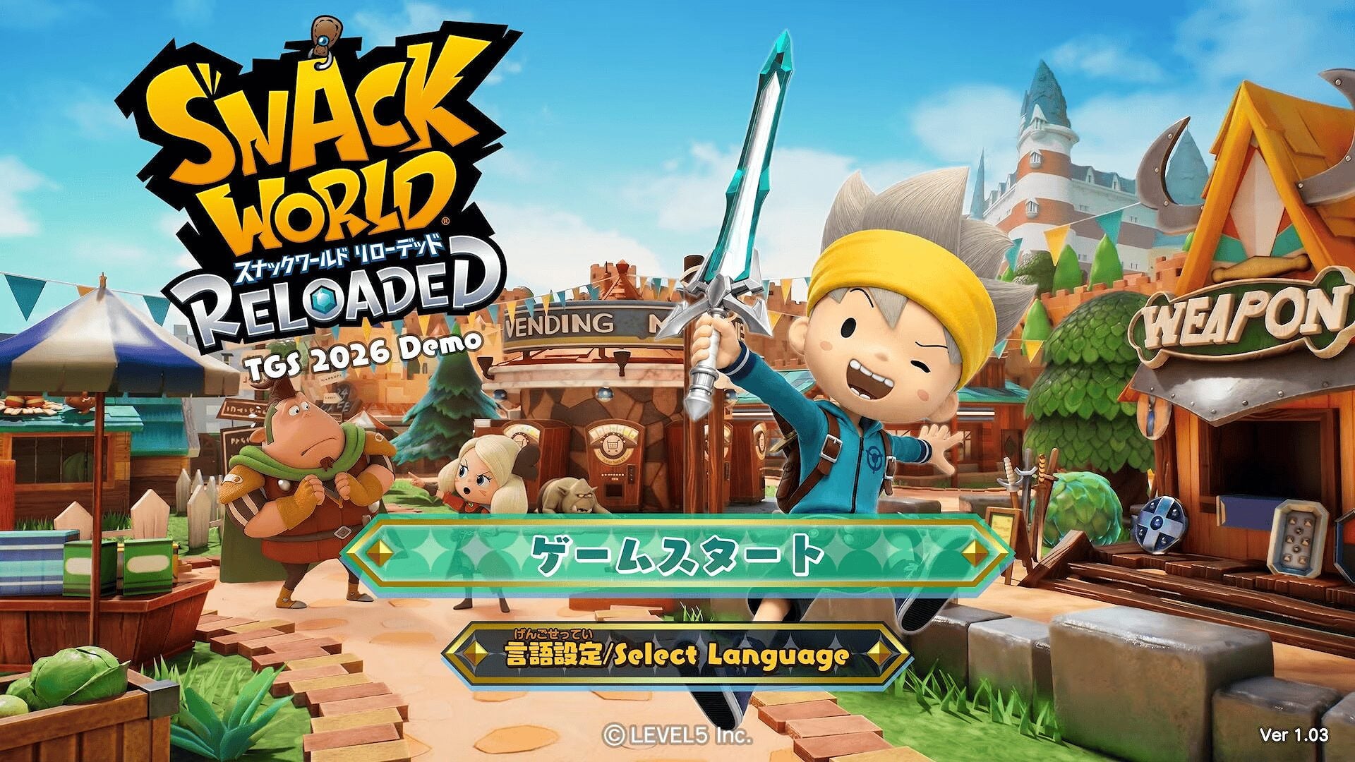 Snack World: Reloaded TGS 2026 demo gameplay