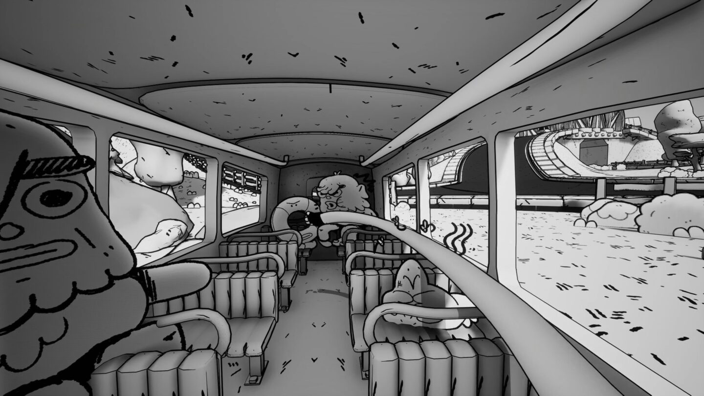 Double Fine Productions announces chaotic bus driving game Thank You ...