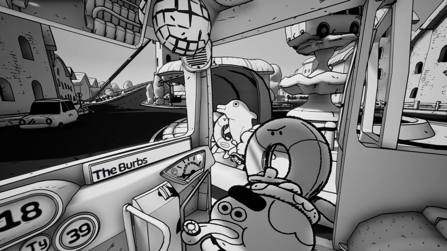 Double Fine Productions announces chaotic bus driving game Thank You ...