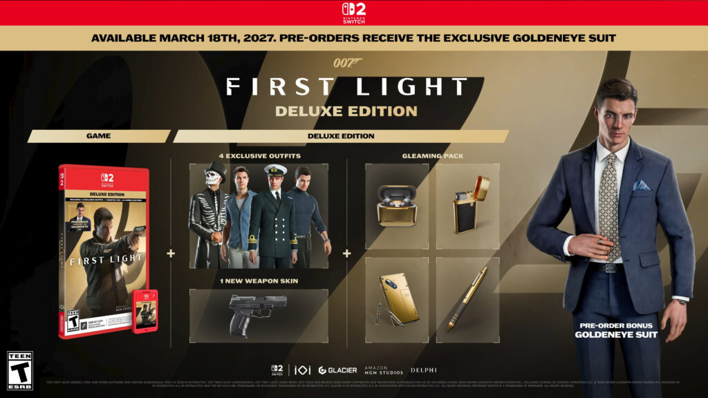 007 First Light for Switch 2 launches March 18, 2027 - Gematsu