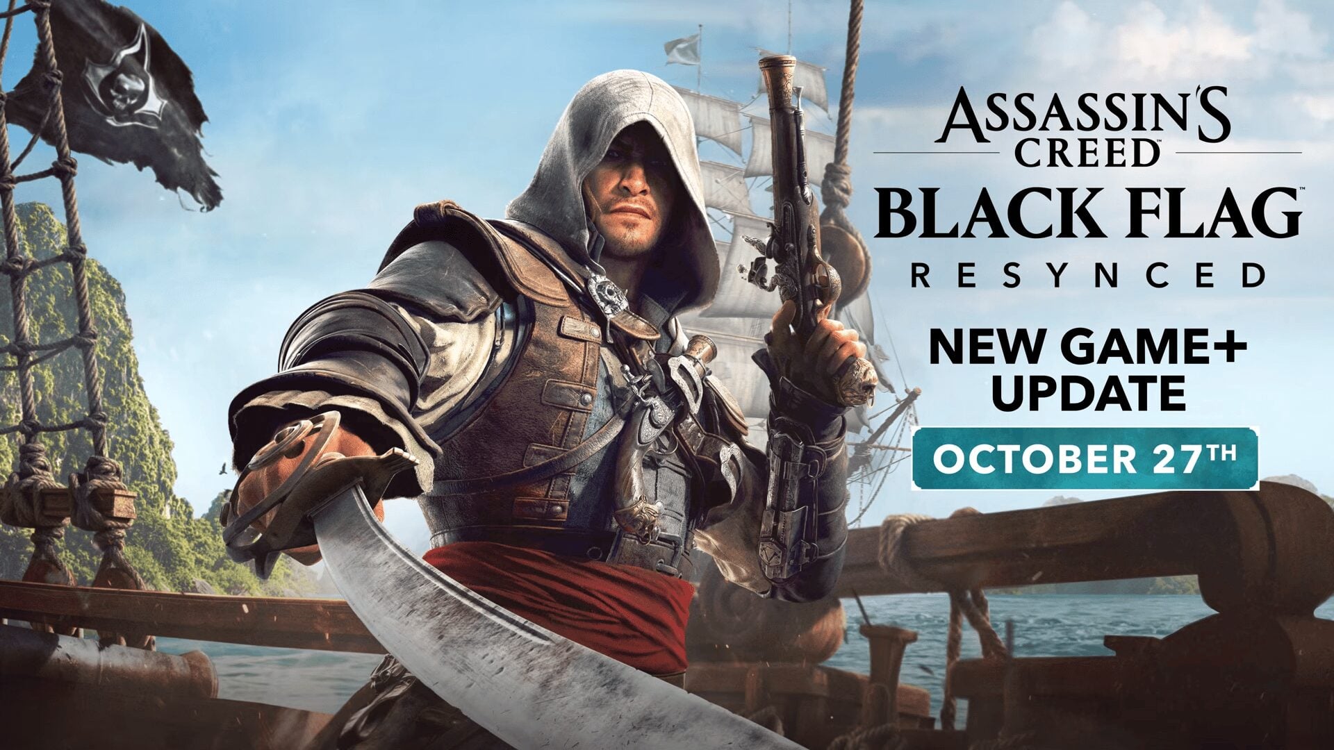 Black Flag Resynced New Game+: atualização chega em 27 de outubro com Nightmare Mode